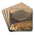 Cader Idris, North Wales by Francis Nicholson Art Drink Coaster set Cader Idris, North Wales by Francis Nicholson Art Drink Coaster set