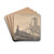 Landscape with a Tower by Thomas Wijck Drink Coasters - set of 4