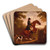 Jumping the Gate by James Seymour Art Drink Coaster set Jumping the Gate by James Seymour Art Drink Coaster set