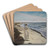 Lady at Karrebksminde Beach, Zealand by Laurits Andersen Ring Art Drink Coaster set