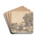 Landscape with Cows by Thomas Sidney Cooper Drink Coasters - set of 4