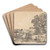 Landscape with Cows by Thomas Sidney Cooper Art Drink Coaster set