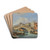 Venice, A View Of The Rialto Bridge From The South by Carlo Grubacs Drink Coasters - set of 4