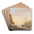 Afternoon by Paul Sandby Art Drink Coaster set