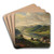 Lake Titisee by Ida Maier Art Drink Coaster set