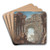 Architectural Capriccio with a Monumental Arch by Giovanni Niccol Servandoni Art Drink Coaster set
