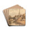 On the Monnow, Monmouth by Henry Edridge Drink Coasters - set of 4