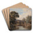 Godstow Bridge near Oxford by Edward William Cooke Art Drink Coaster set