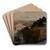 Landscape at the Vistula by Jacek Malczewski Art Drink Coaster set