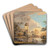 An Unfinished View of the West Gate, Canterbury by Paul Sandby Art Drink Coaster set