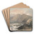 Ras-el Abiad, coast of Syria by David Roberts Art Drink Coaster set Ras-el Abiad, coast of Syria by David Roberts Art Drink Coaster set