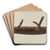 Ice Skate by Eugene Bartz Art Drink Coaster set Ice Skate by Eugene Bartz Art Drink Coaster set