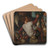 The Stallholders by Pieter Aertsen Art Drink Coaster set The Stallholders by Pieter Aertsen Art Drink Coaster set