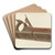 Rabbet Plane by Samuel Faigin Art Drink Coaster set Rabbet Plane by Samuel Faigin Art Drink Coaster set