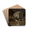 Mill at the river on a moonlit night by Jan Stanislawski Drink Coasters - set of 4