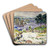 Inlet with Sailboat, Maine by Maurice Prendergast Art Drink Coaster set