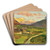 Abend im Sextenthal (Kreuzbergsattl) by Marie Egner Art Drink Coaster set