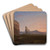 View of the RomanCampagna by Benjamin Champney Art Drink Coaster set