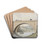 Brick Bridge by William Beilby Drink Coasters - set of 4