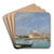Venice, Santa Maria della Salute from San Giorgio by Eugne Boudin Art Drink Coaster set