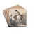 Two Travellers in Conversation by Philips Wouwerman Drink Coasters - set of 4