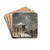 Amsterdam, A View Of The Heiligewegspoort From The North-West, With Skaters On A Frozen Canal by Jan Abrahamsz Beerstraaten Drink Coasters - set of 4 Amsterdam, A View Of The Heiligewegspoort From The North-West, With Skaters On A Frozen Canal by Jan Abrahamsz Beerstraaten Drink Coasters - set of 4
