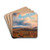 Blick auf Wien vom Bisamberg by Friedrich Loos Drink Coasters - set of 4