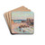 La Pierriere Saint-Palais, Mare Montante by Armand Guillaumin Drink Coasters - set of 4