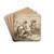 Centaur with a Club, and Two Satyrs by Giovanni Domenico Tiepolo Drink Coasters - set of 4