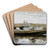 Boys in a Dory by Winslow Homer Art Drink Coaster set Boys in a Dory by Winslow Homer Art Drink Coaster set