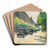 Unter den Linden, Berlin by Lesser Ury Art Drink Coaster set