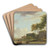 The Medway at Rochester by Francis Wheatley Art Drink Coaster set