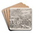 Golgotha by Lucas Van Leyden Art Drink Coaster set