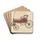 Zoar Invalid Wagon by Fritz Boehmer Drink Coasters - set of 4