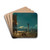 Piazza San Marco By Moonlight, Venice by Giovanni Grubacs Drink Coasters - set of 4