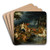 Neptune and Amphitrite by Frans Francken the Younger Art Drink Coaster set
