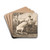 Centaur with a Young Satyr by Giovanni Domenico Tiepolo Drink Coasters - set of 4