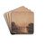 The Castel Sant'Angelo, Rome, at sunset by William Wyld Drink Coasters - set of 4