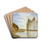 View on the Seine, Harp of the Winds by Homer Dodge Martin Drink Coasters - set of 4