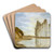 View on the Seine, Harp of the Winds by Homer Dodge Martin Art Drink Coaster set