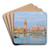 TheMolo, Venice by Antonietta Brandeis Art Drink Coaster set