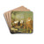 Townscape With Skaters On A Frozen River by Jacob Grimmer Drink Coasters - set of 4 Townscape With Skaters On A Frozen River by Jacob Grimmer Drink Coasters - set of 4