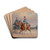 A Scene on the Road in France by Charles Cooper Henderson Drink Coasters - set of 4 A Scene on the Road in France by Charles Cooper Henderson Drink Coasters - set of 4