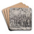 The Conversion of Saint Paul by Lucas Van Leyden Art Drink Coaster set