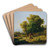 Ideale Landschaft mit Boas und Ruth by Kroly Mark Art Drink Coaster set