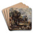 Sketch for 'The Haywain' by John Constable Art Drink Coaster set