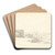 Via Appia Antica with the Tomb of Cecilia Metella by Ernst Fries Art Drink Coaster set Via Appia Antica with the Tomb of Cecilia Metella by Ernst Fries Art Drink Coaster set