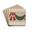 Valance for Tester by Charlotte Angus Drink Coasters - set of 4 Valance for Tester by Charlotte Angus Drink Coasters - set of 4