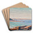 Vue de la mer prs de Perros-Guirec by Gustave Cariot Art Drink Coaster set