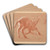 Agneau et tudes de tte et de patte by Jacques-Raymond Brascassat Art Drink Coaster set